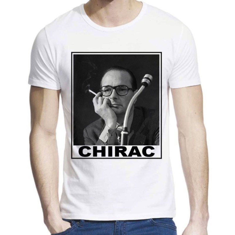 T-Shirt imprimé Jacques Chirac