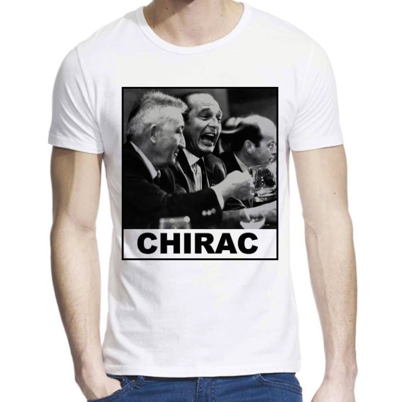 T-Shirt imprimé Jacques Chirac