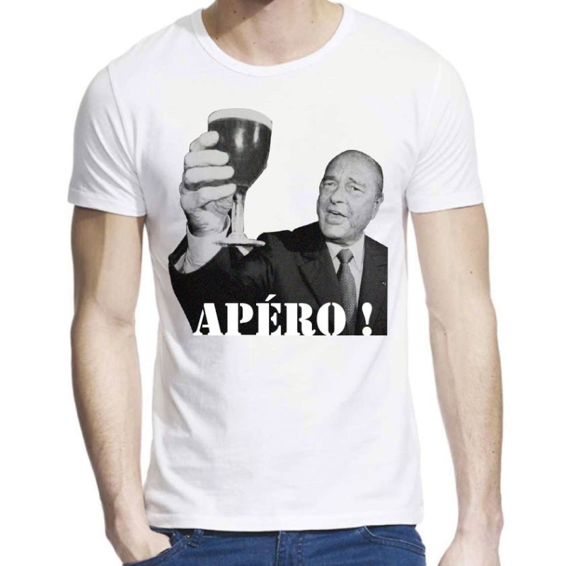 T-Shirt imprimé Jacques Chirac