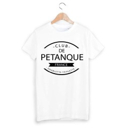 T-Shirt à message - cadeau sport - club de pétanque - France