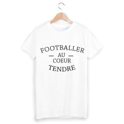 T-Shirt imprimé footballer au coeur tendre