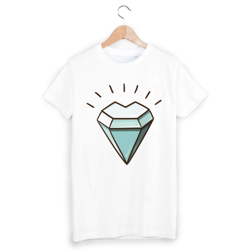 T-Shirt imprimé  diamant