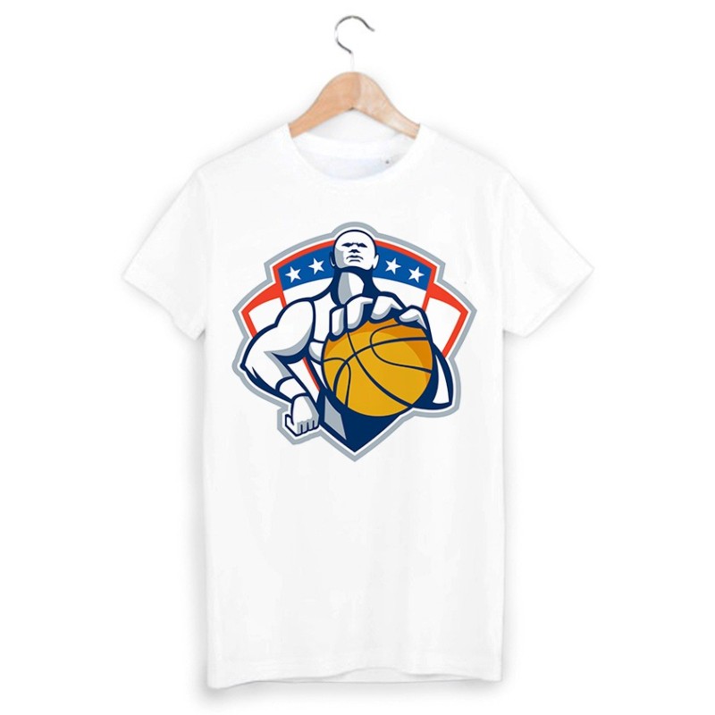 T-Shirt imprimé basketball