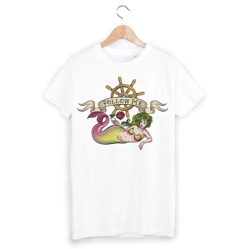 T-Shirt imprimé  follow me style tatouage