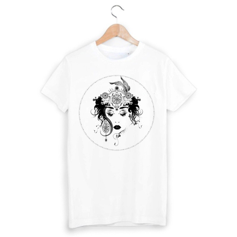 T-Shirt imprimé  illustré femme