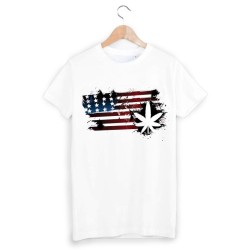 T-Shirt imprimé weed america