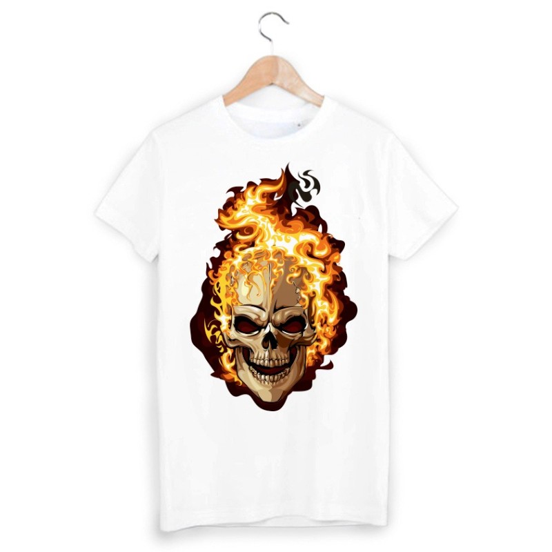 T-Shirt imprimé tête de mort