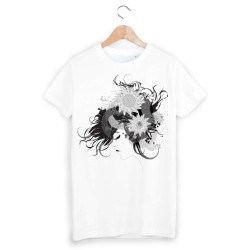 T-Shirt imprimé illustré psychédélique 