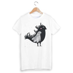 T-Shirt imprimé illustré oiseau