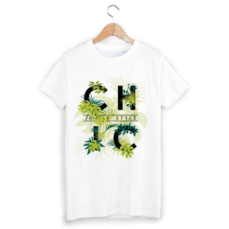 T-Shirt imprimé chic jungle 
