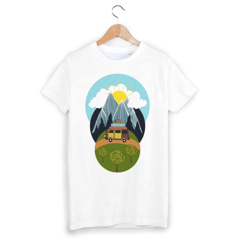 T-Shirt illustré voyage