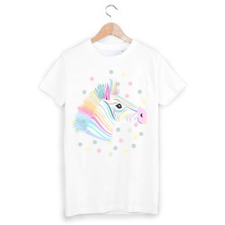 T-Shirt poney multicolor