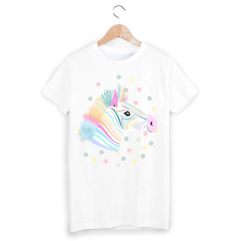 T-Shirt poney multicolor