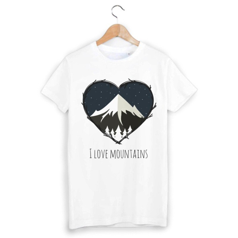 T-Shirtillustré montagne