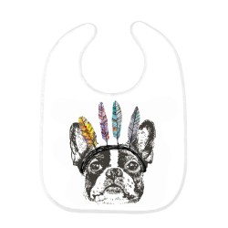 Bavoir bébé chien indien ref 41