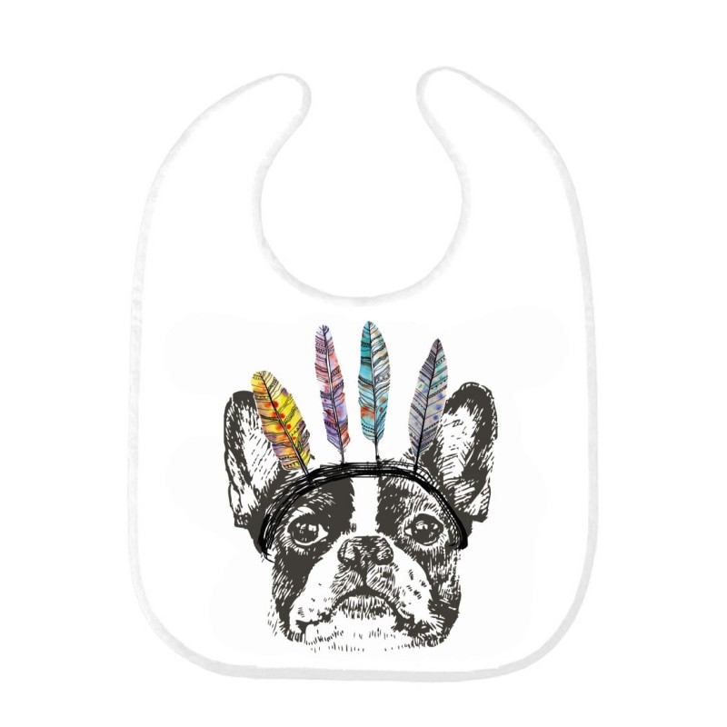 Bavoir bébé chien indien 