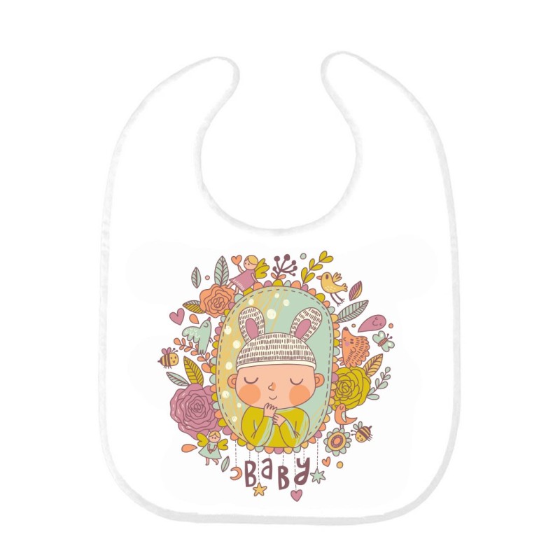 Bavoir bébé illustré baby 