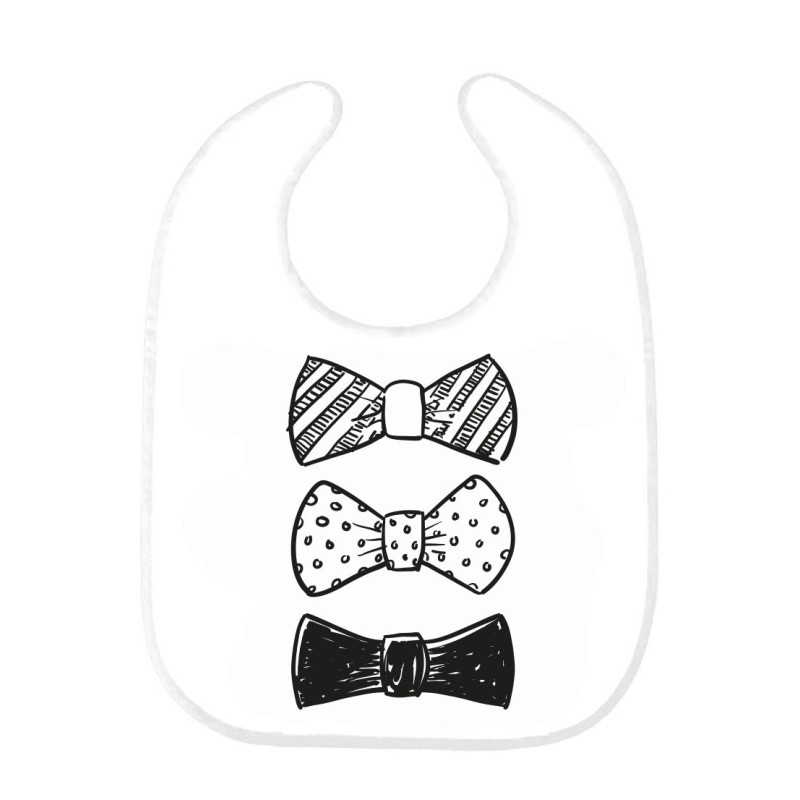 Bavoir bébé noeud de pap