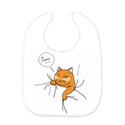 Bavoir bébé chat 