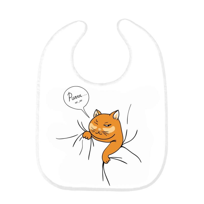 Bavoir bébé chat 