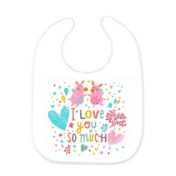 Bavoir bébé i love you