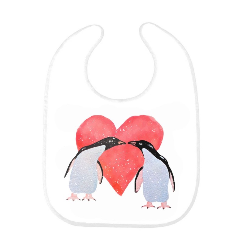 Bavoir bébé pingouin