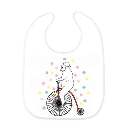 Bavoir bébé imprimé ours 