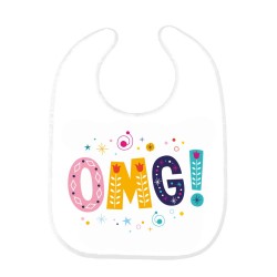 Bavoir bébé citation OMG
