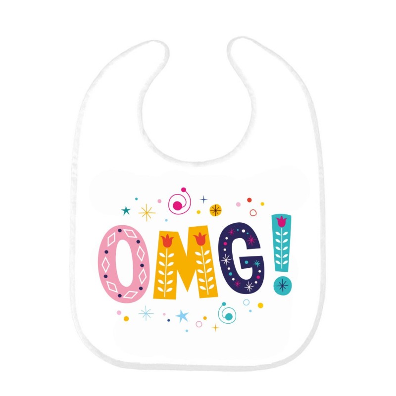 Bavoir bébé citation OMG
