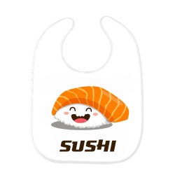Bavoir bébé sushi