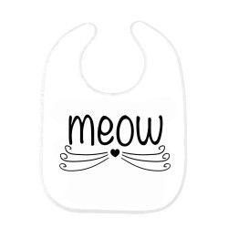 Bavoir bébé chat 