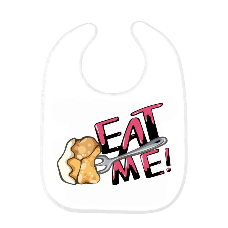 Bavoir bébé mange moi 