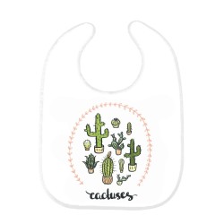 Bavoir bébé cactus