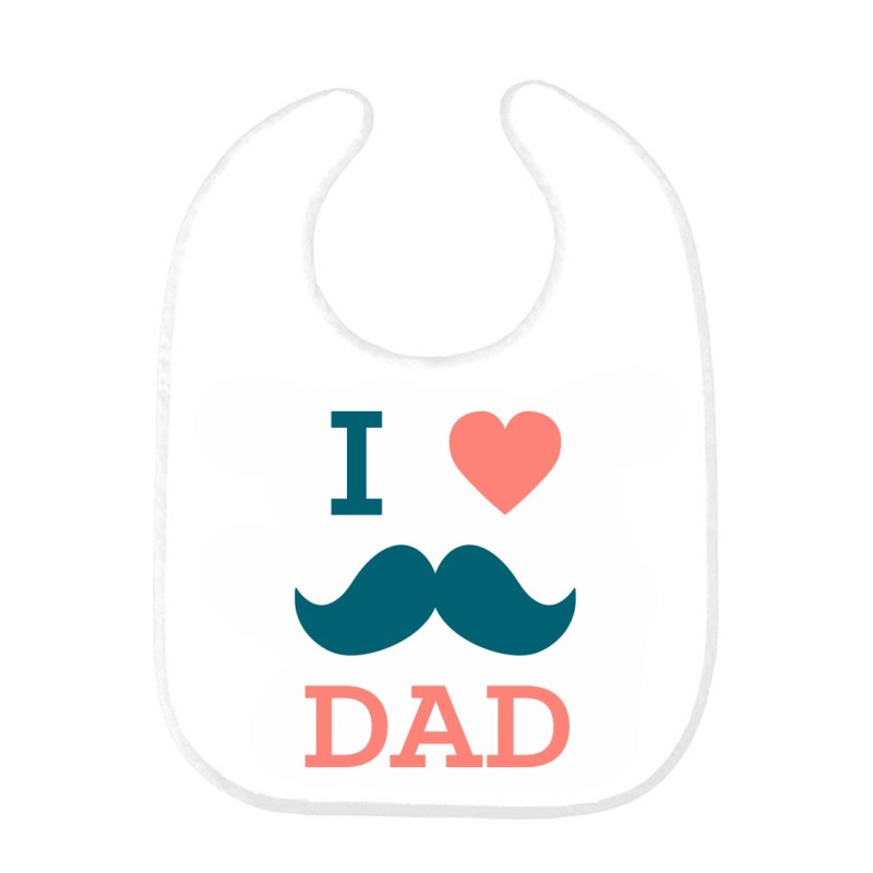 Bavoir bébé i love papa