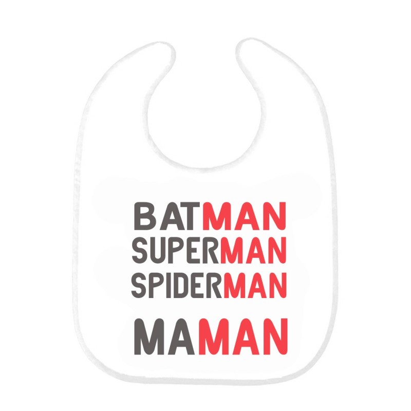 Bavoir bébé super maman