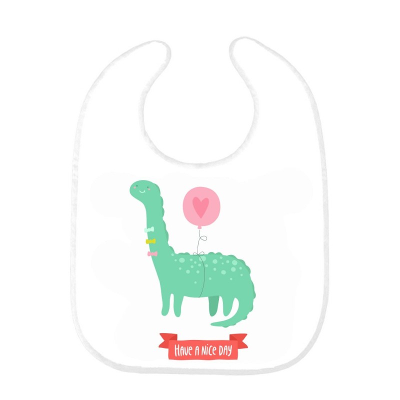 Bavoir bébé dinosaure