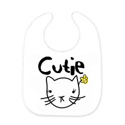 Bavoir bébé chat 
