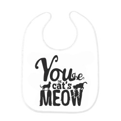 Bavoir bébé citation chat
