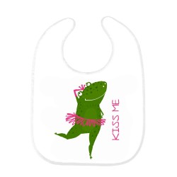 Bavoir bébé princesse grenouille 