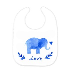 Bavoir bébé éléphant