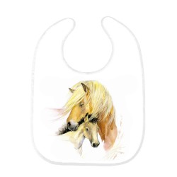 Bavoir bébé cheval