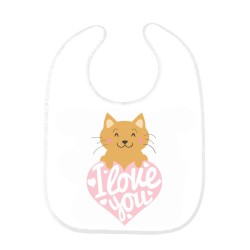 Bavoir bébé i love you 