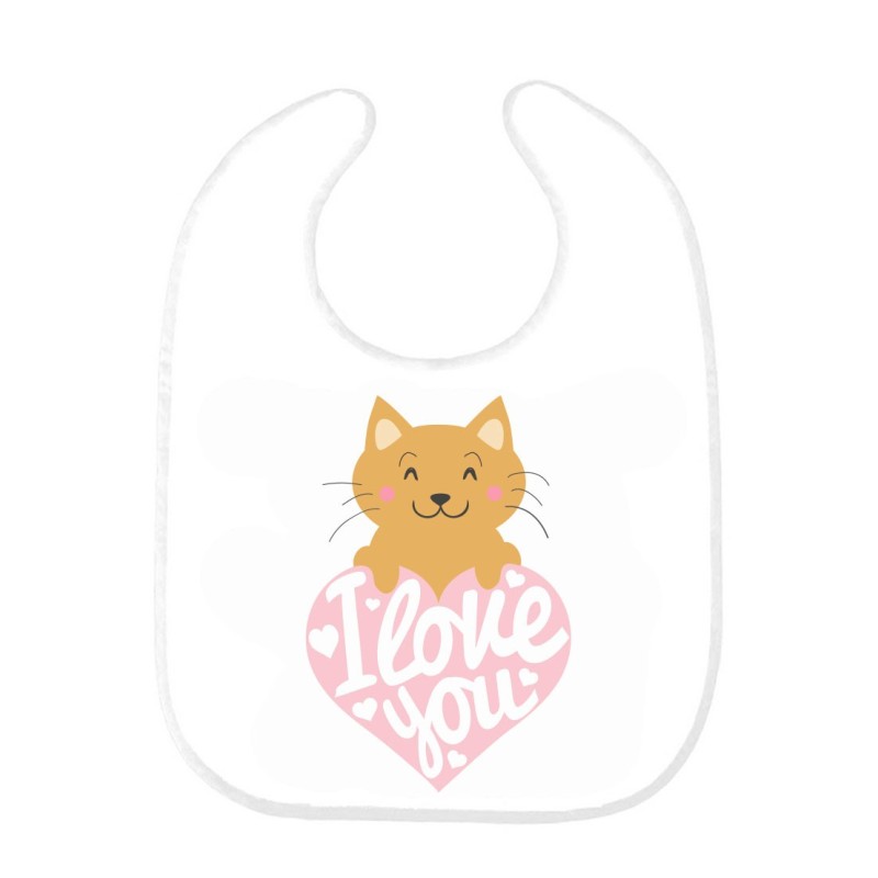 Bavoir bébé i love you 
