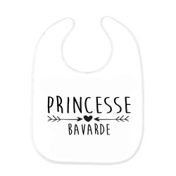 Bavoir bébé princesse bavarde