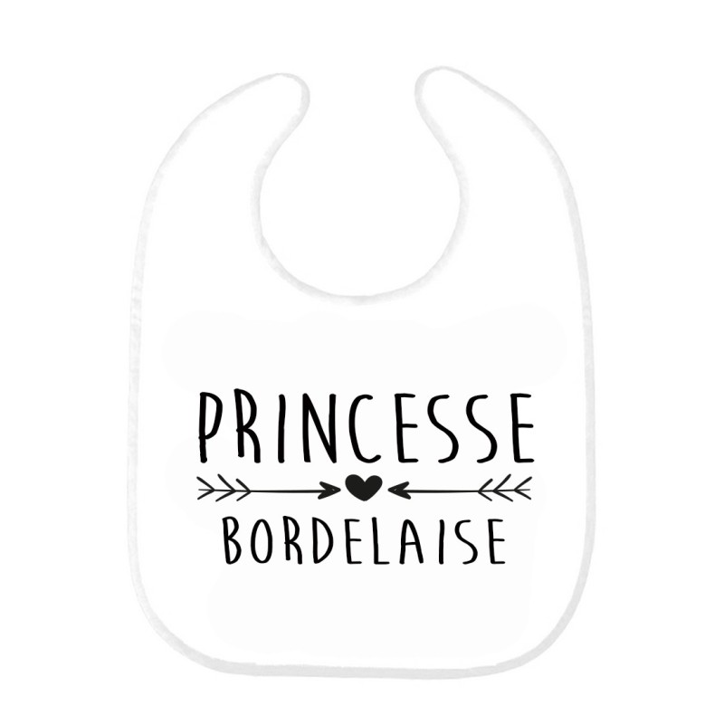 Bavoir bébé princesse bordelaise