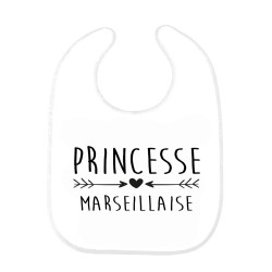 Bavoir bébé princesse marseillaise
