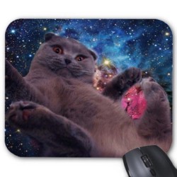 Tapis de souris chat cosmic
