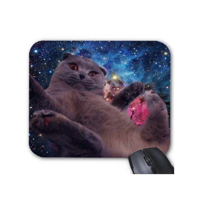 Tapis de souris chat cosmic