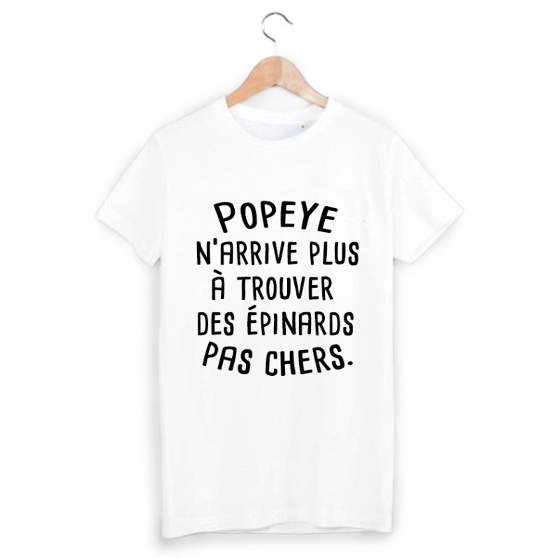 T-Shirt popeye épinard 
