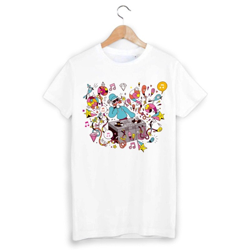 T-Shirt illustré dj 